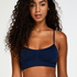 Nahtloses Croptop Maria, Blau