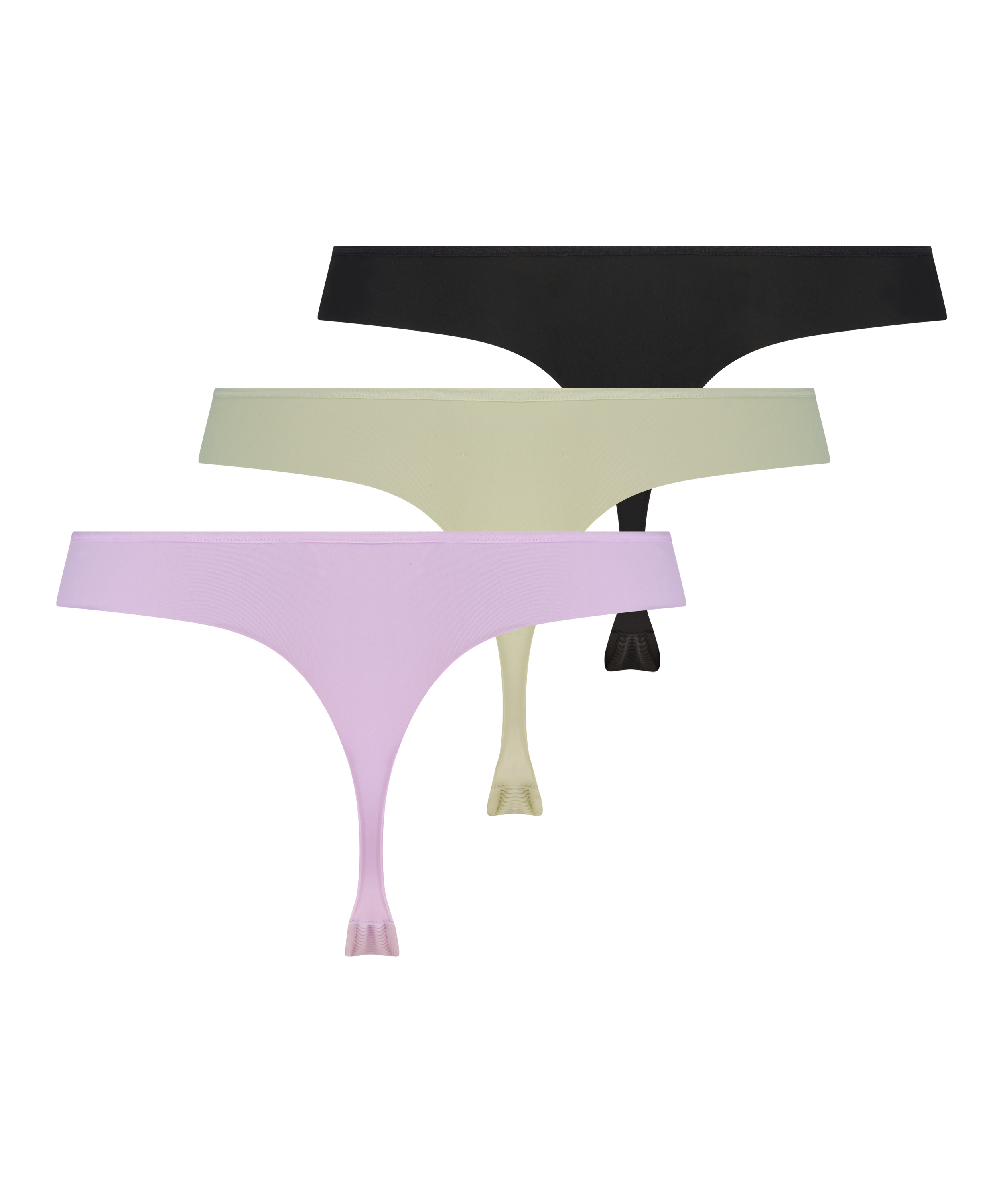 3er-Pack String Invisible Stripe Mesh, Lila, main