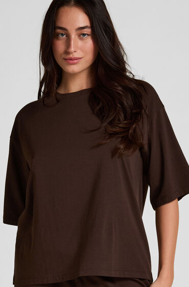 Hunkemöller Pyjama Top Loose Braun