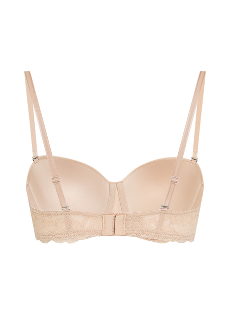 Soutien-gorge à armatures préformé sans bretelles Angie, Beige