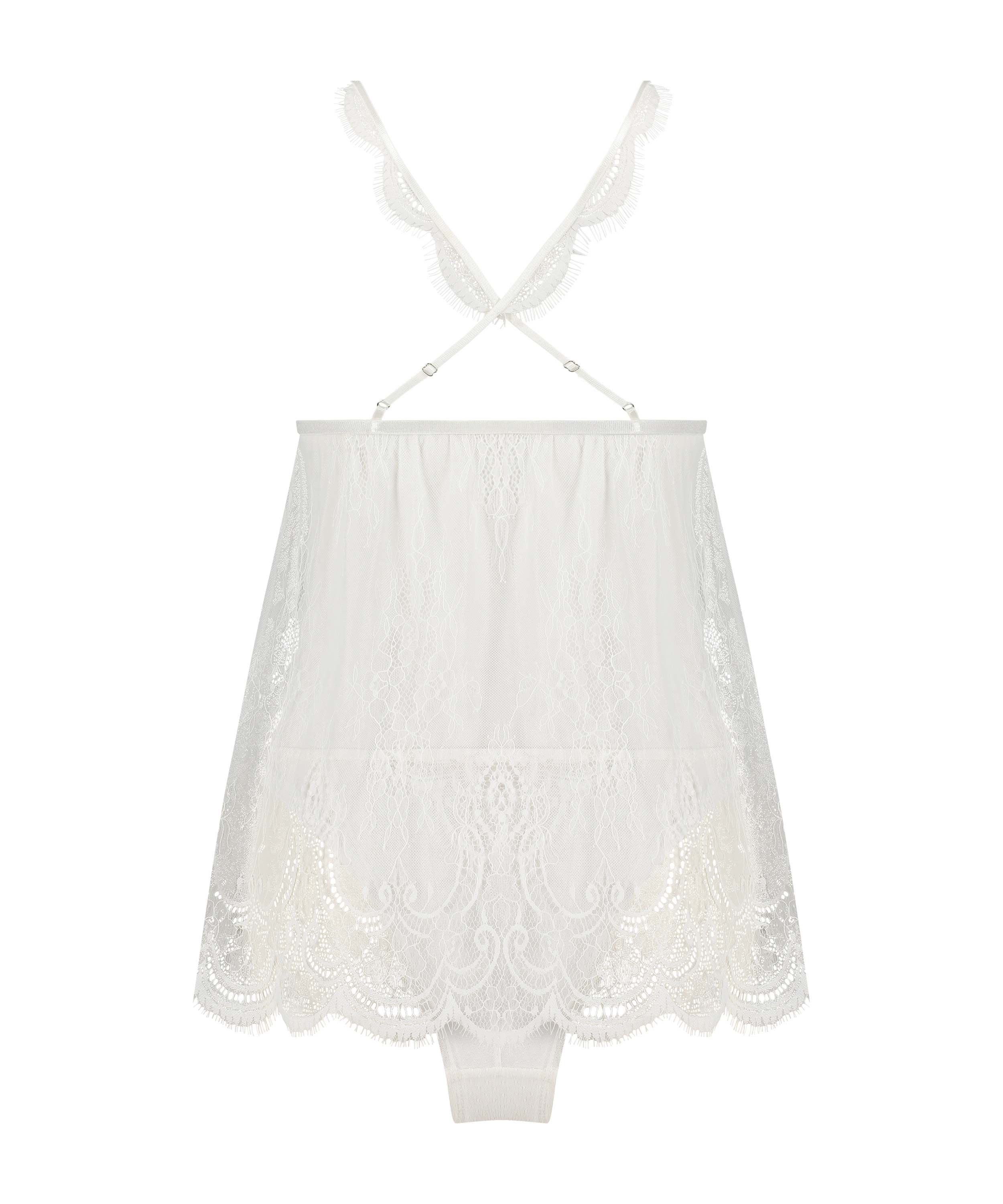 Babydoll Bridal Lace, Weiß, main