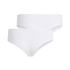 Lot de 2 slips brésiliens Angie, Blanc