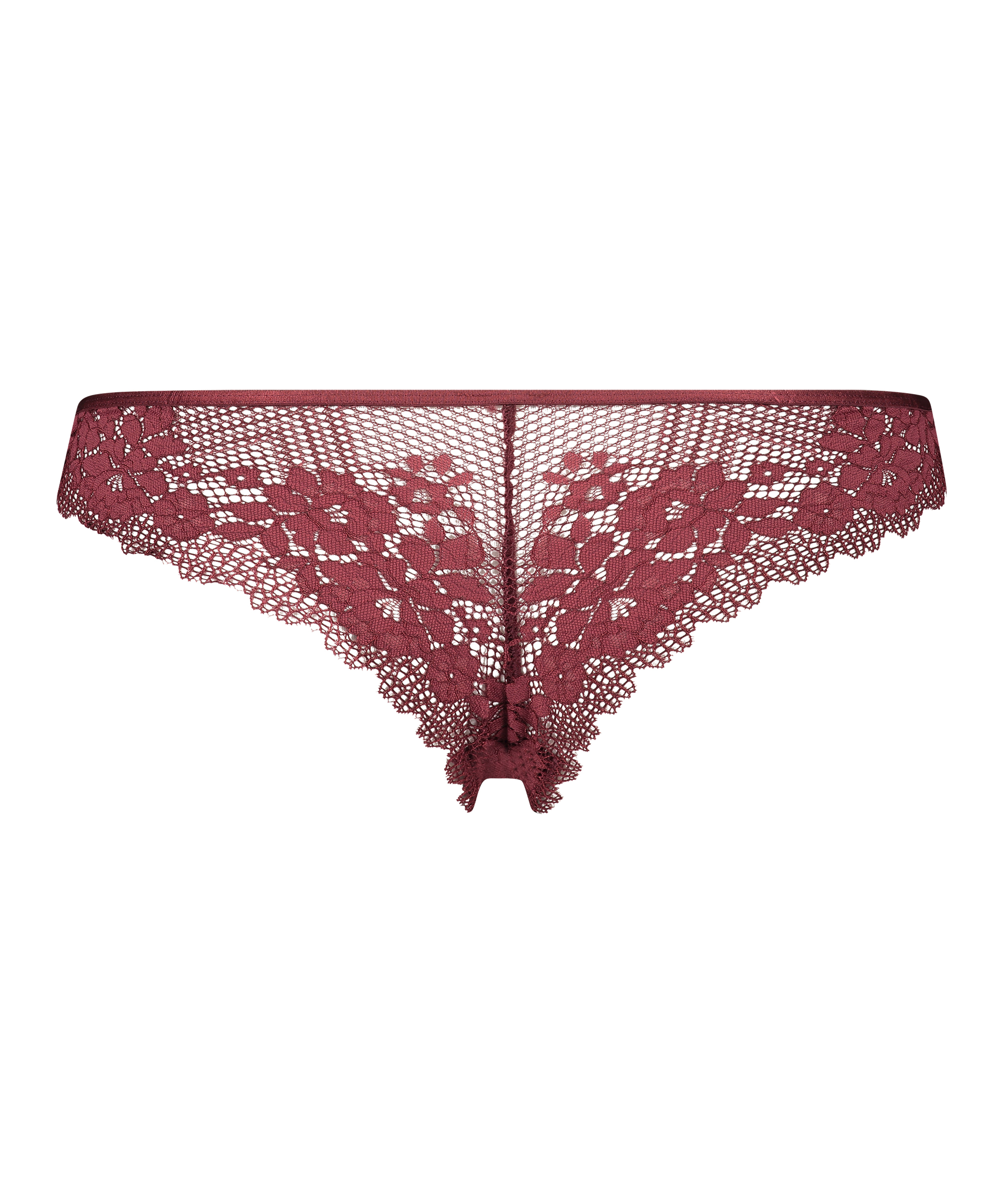 Slip br&eacute;silien Bruna, Rouge, main