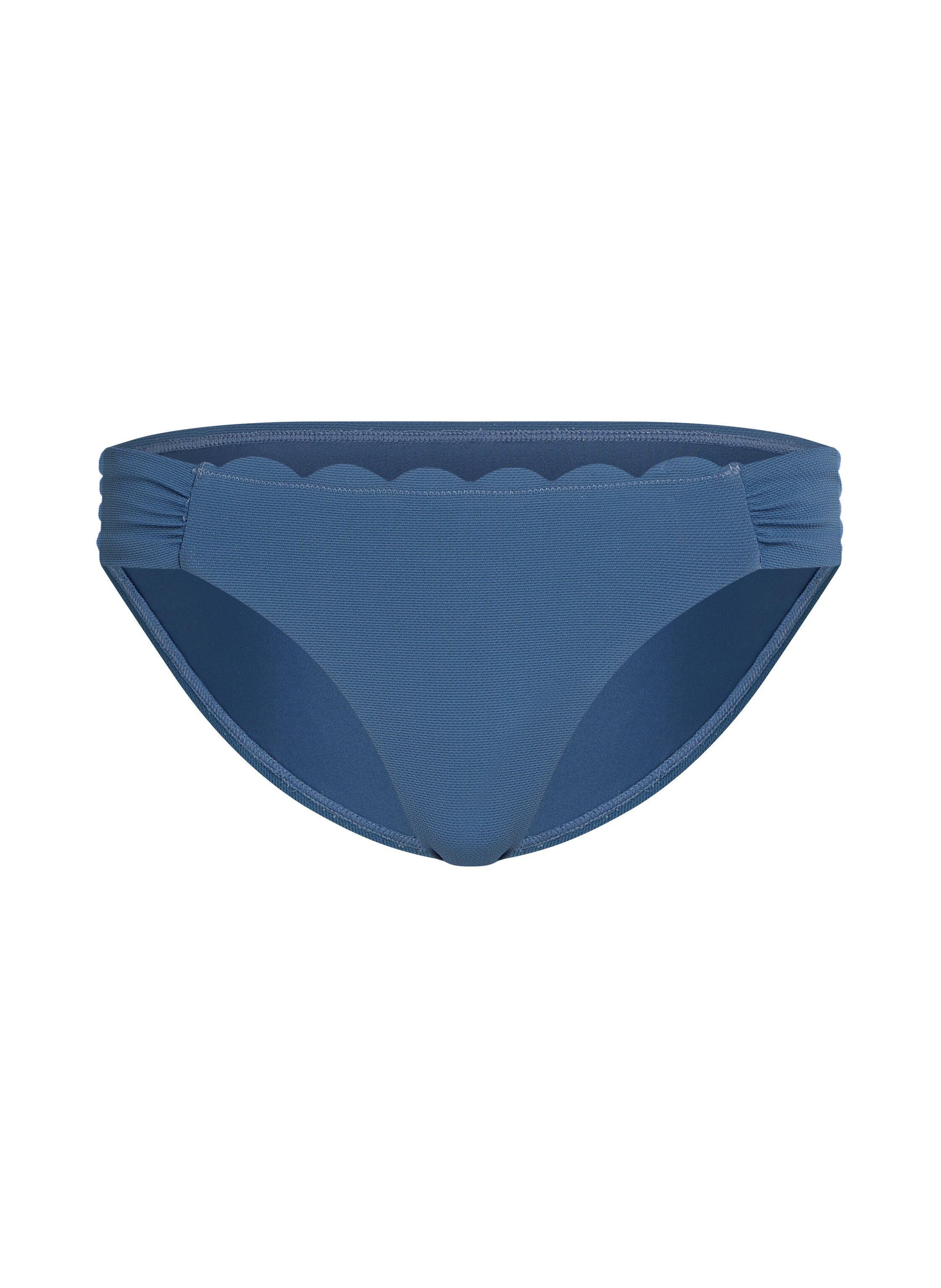 Slip de Bikini Rio Scallop, Bleu
