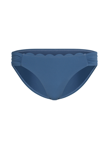 Bikini Slip Rio Scallop, Blau