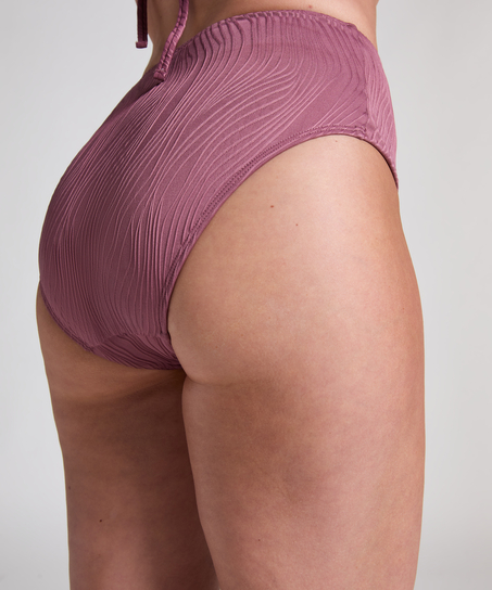 Bas de bikini Rio taille haute, Violet