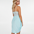Slipdress Modal Lace mit Spitze, Blau