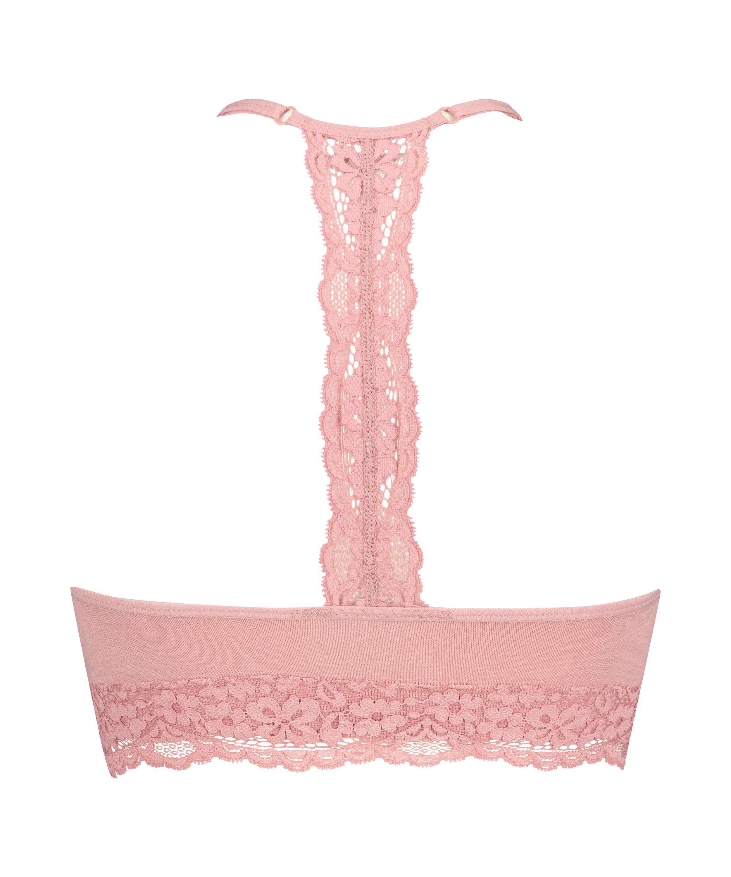 Brassi&egrave;re sans couture Marine, Rose, main