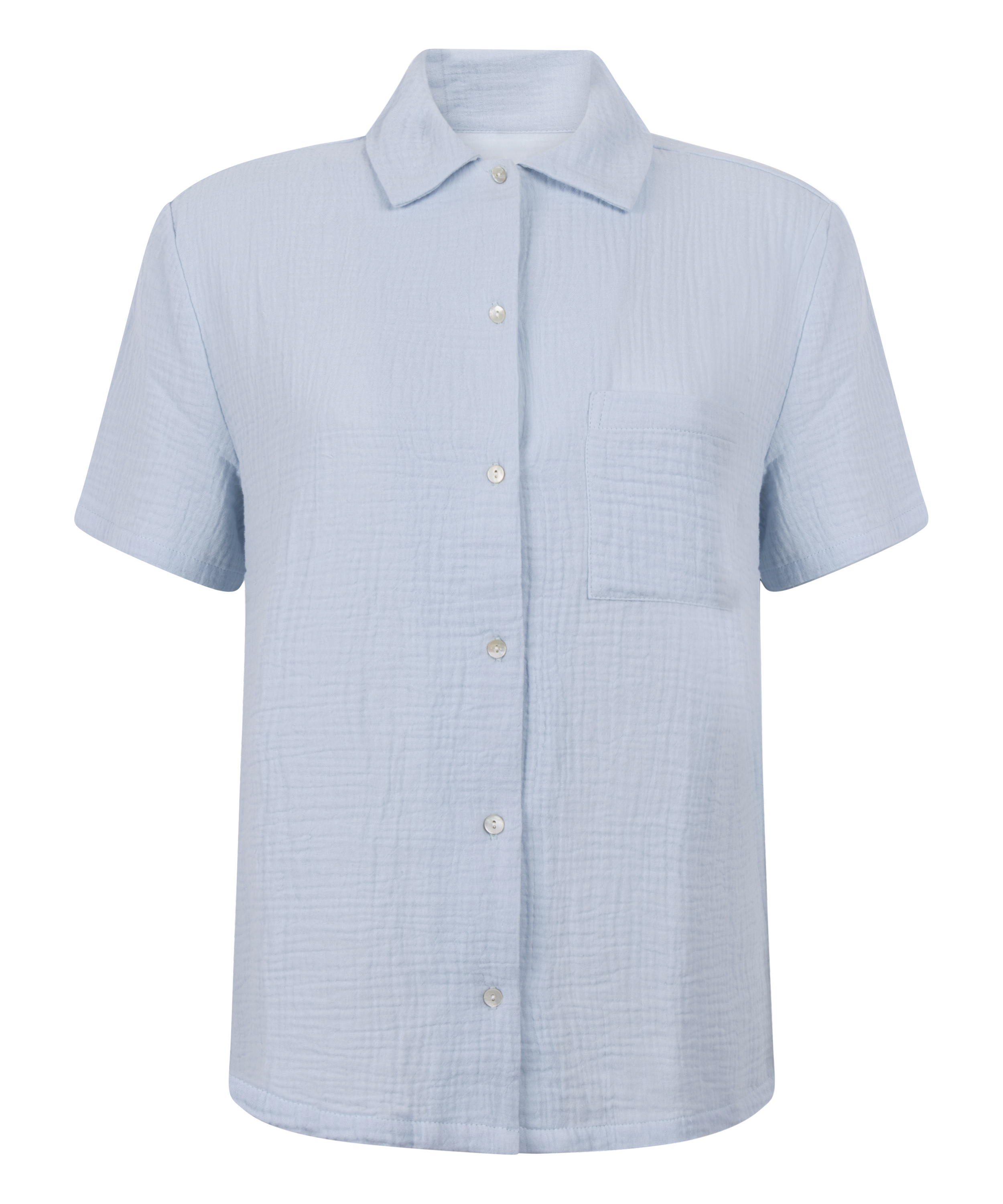 Musselin-Jacke, Blau, main