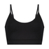 ﻿Strappy Bralette, Schwarz
