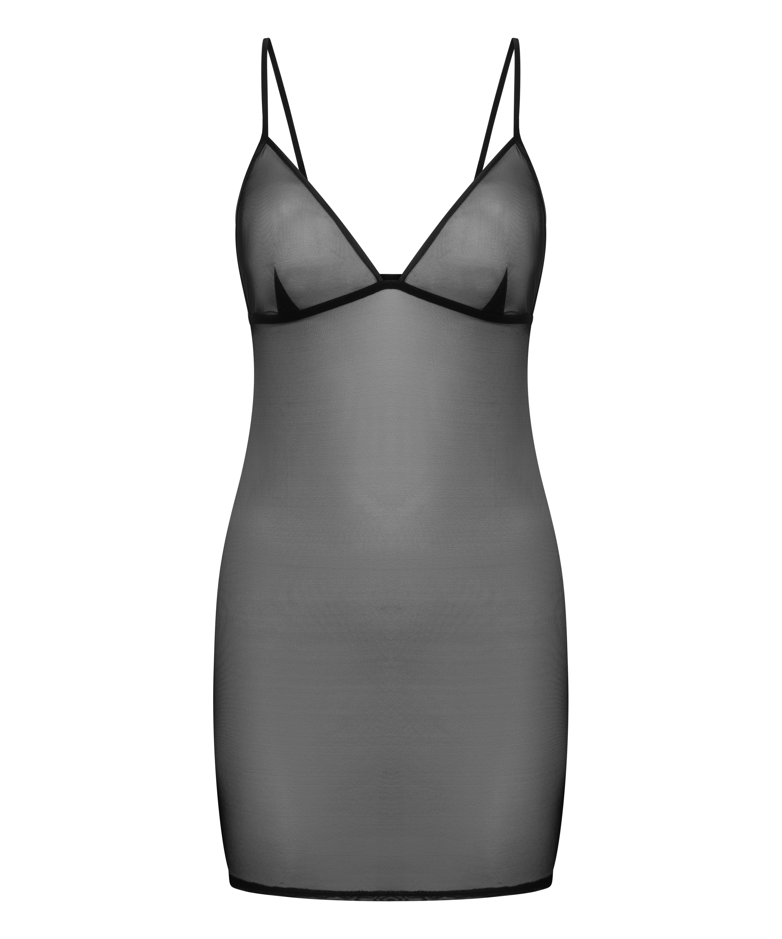 Slipdress Marie, Schwarz, main