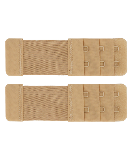 2er-Pack BH-Verlängerungen, Beige