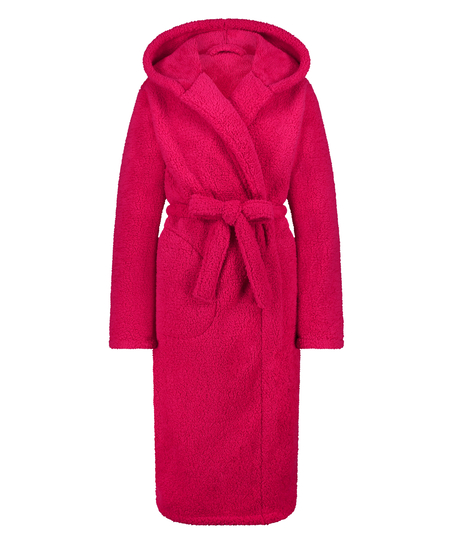 Bademantel Fleece, Rose