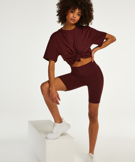 Pyjama court Biker, Rouge