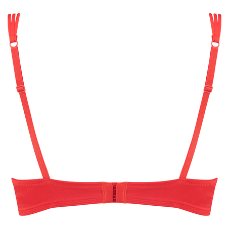 Padded underwired push-up bra Candy, Rot