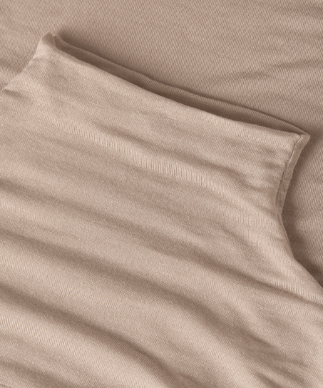 Himmlisch weiches Shirt aus Kaschmir-Mix mit Rollkragen, Braun