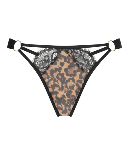 Brazilian mit hohem Beinausschnitt Evie Nyakim, Schwarz