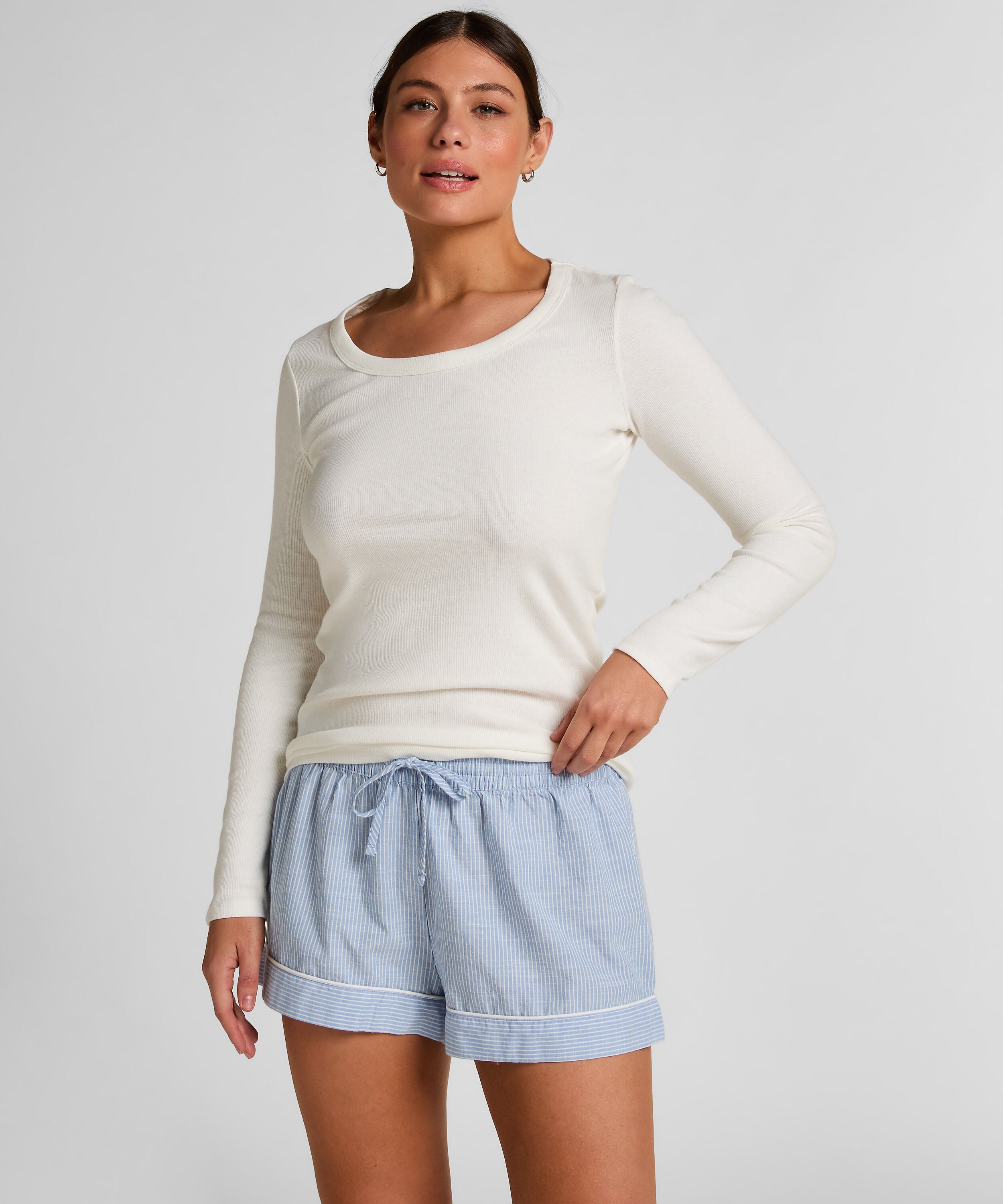 Short Coton, Bleu Short Coton, Bleu