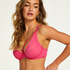 Top de bikini non rembourr&eacute; &agrave; armatures Ibiza, Rose