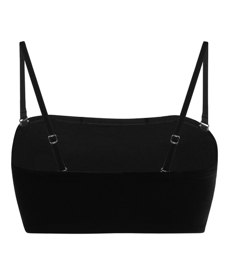 Bandeau Bralette Smooth, Noir