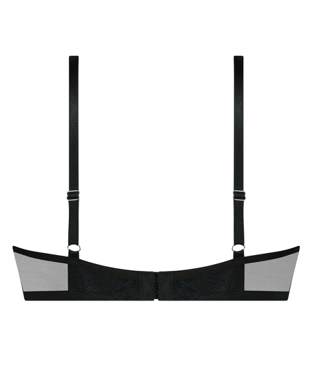 Unwattierter Bügel-BH Daphne, Schwarz