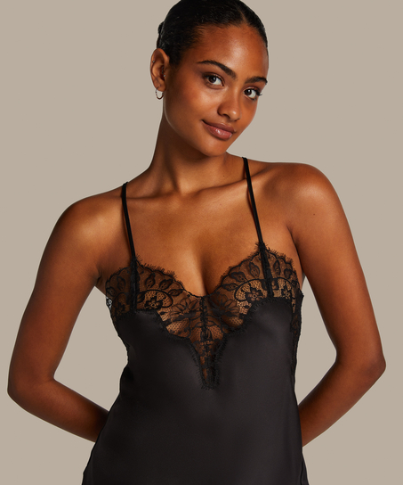 Slipdress Valerie, Schwarz