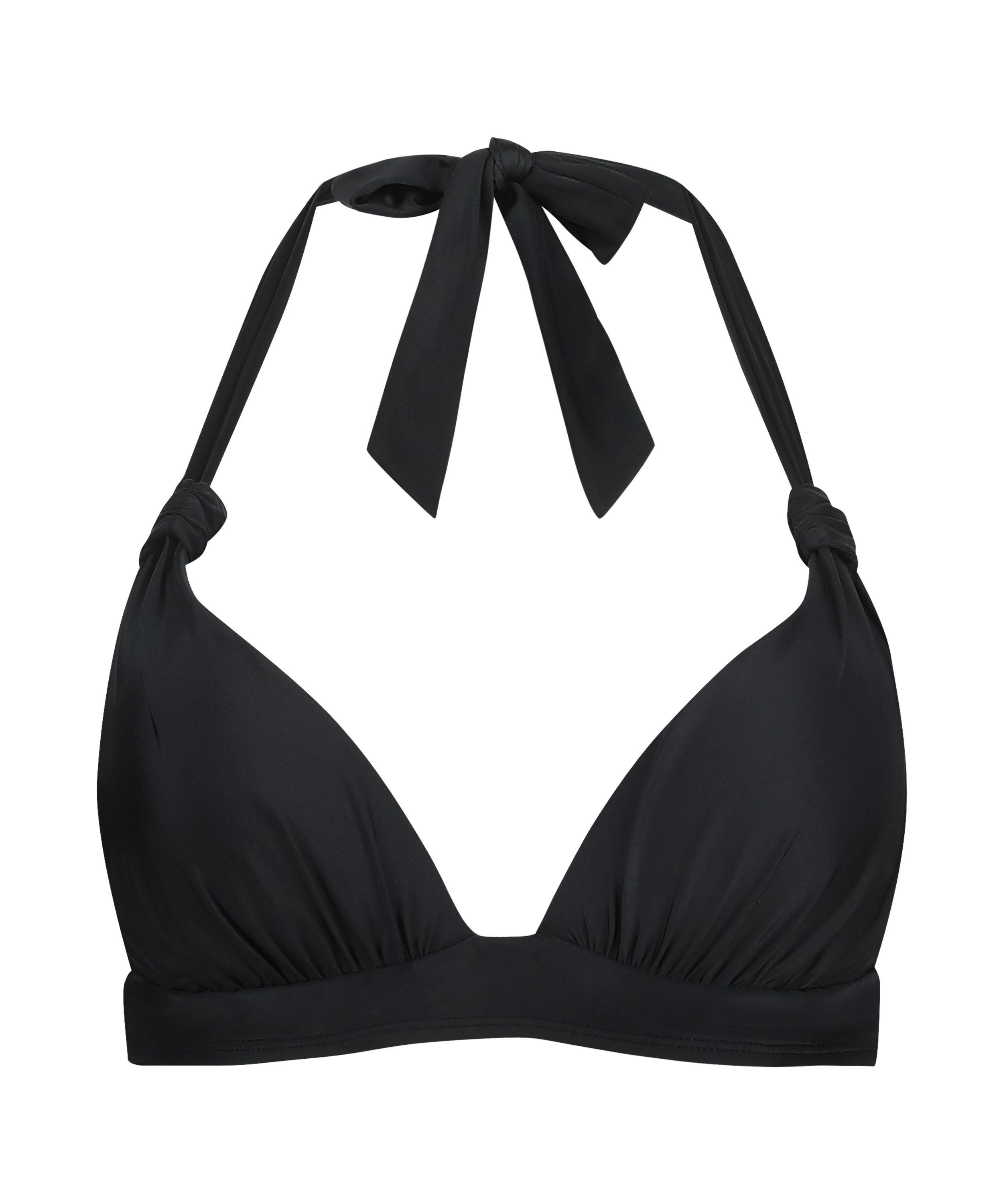 Triangel-Bikini-Top Luxe, Schwarz, main