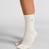 Chaussettes courtes en modal, Blanc