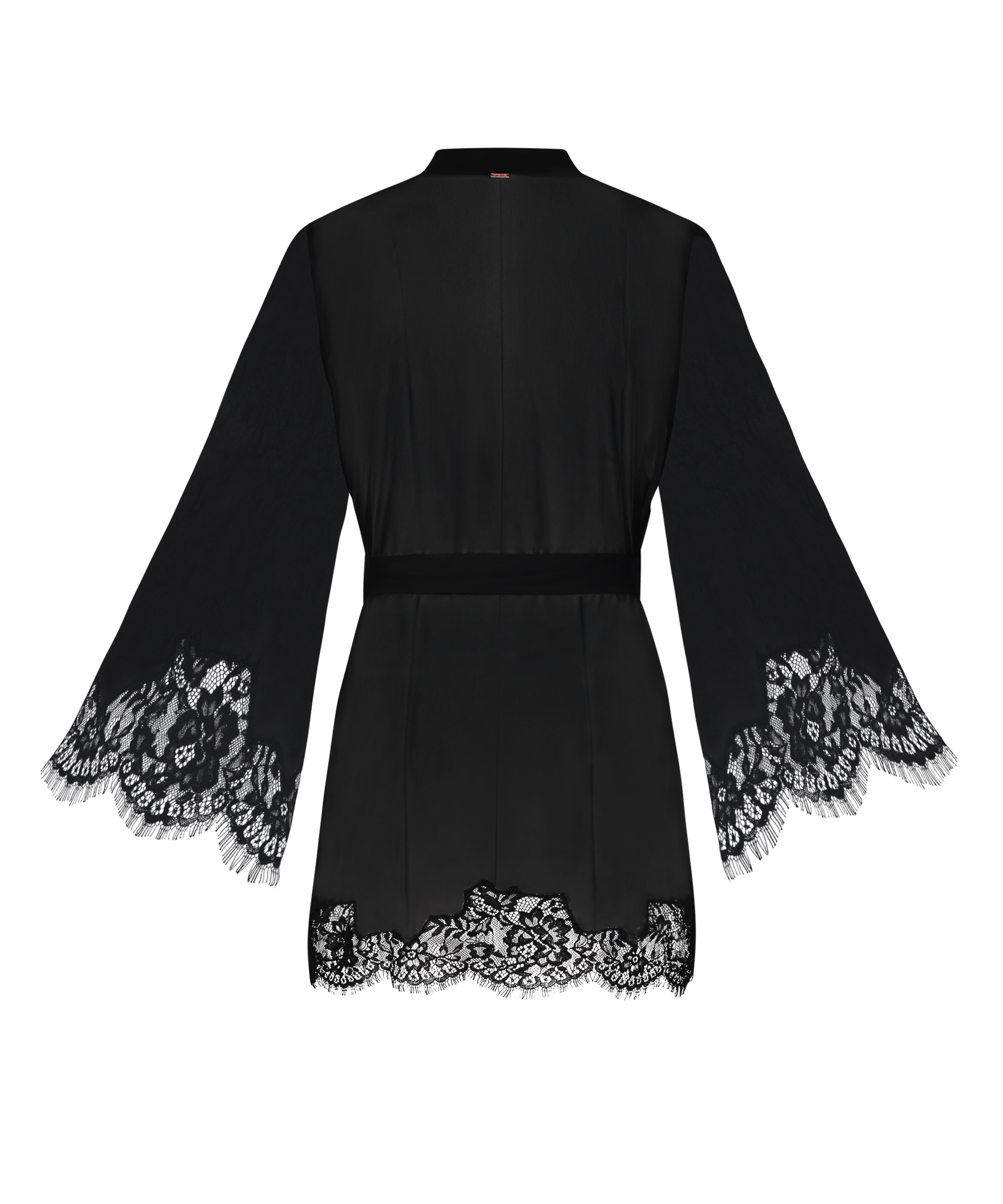 Kimono Satin, Noir, main