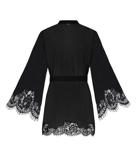 Kimono Satin, Noir