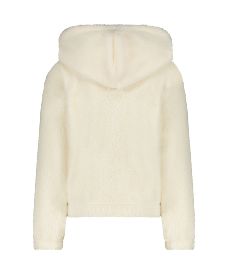 Sweat à Capuche polaire Snuggle, Blanc