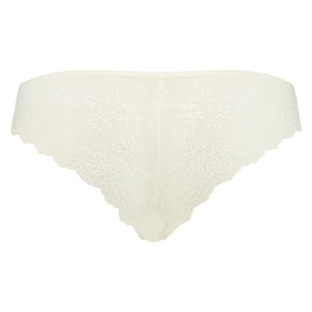 Invisible Brazilian Lace Back, Weiß