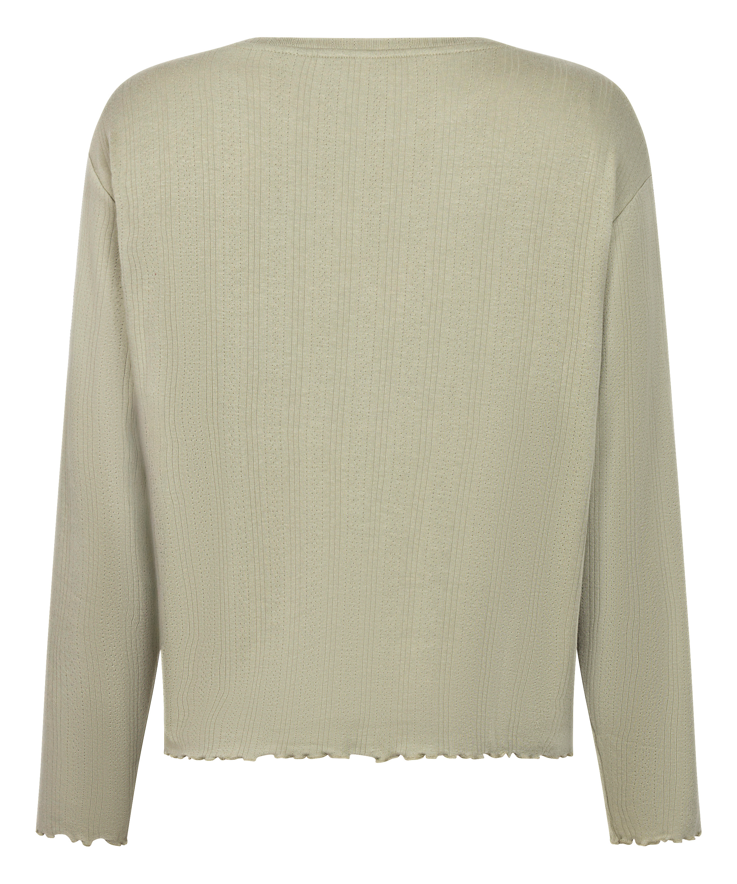 Pyjama Top Loose Pointelle, Grün, main