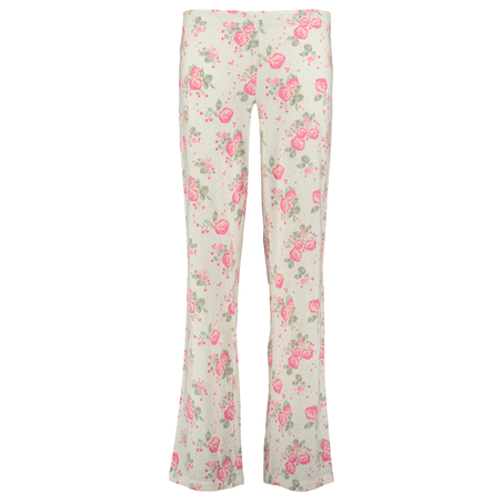 Pyama pants Dani Flower, Weiß