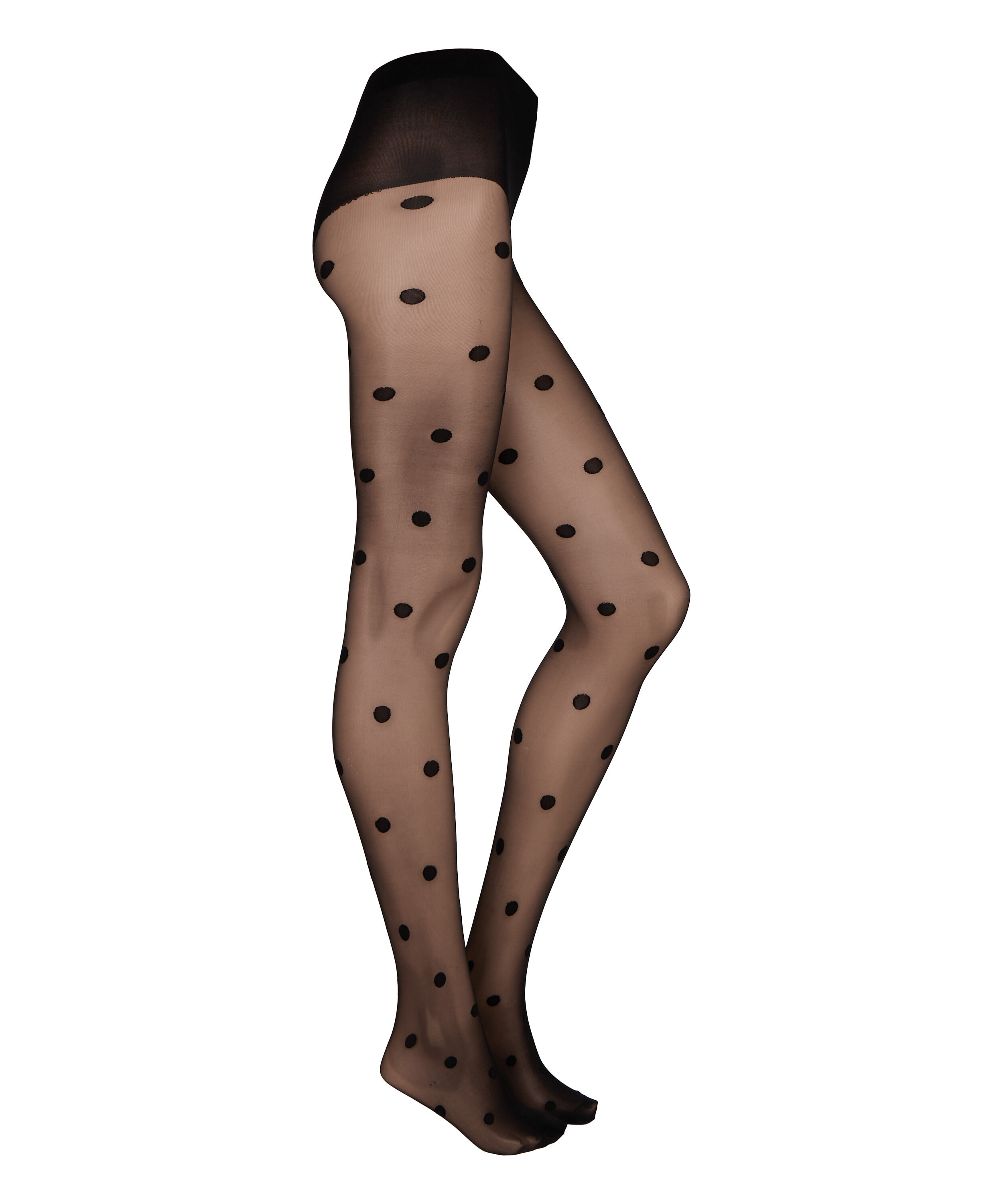 Collants 15 Deniers Pois
