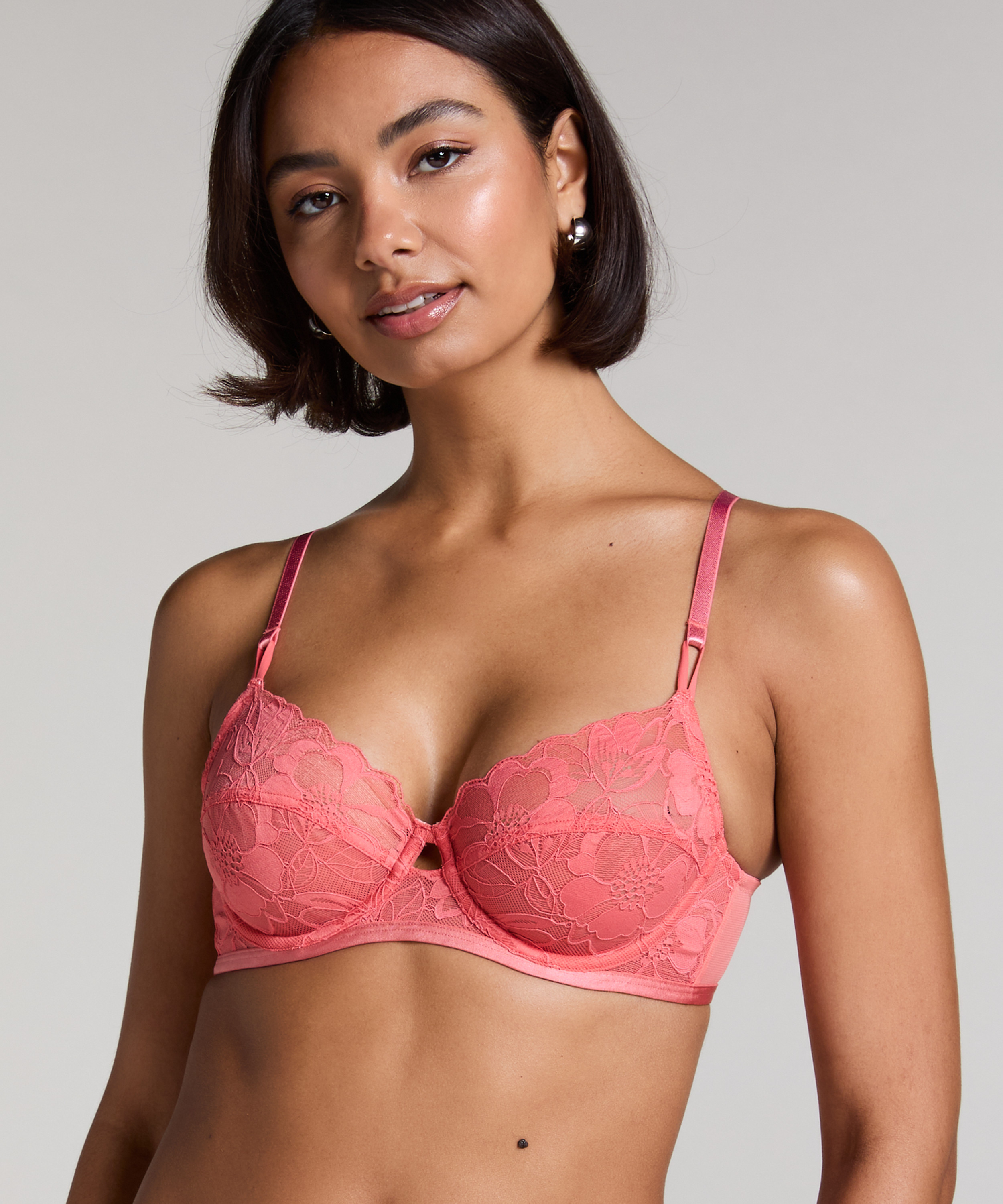 Soutien-gorge à armatures non-préformé Sophia, Rose, main