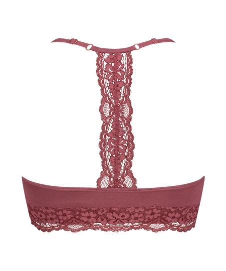 Nahtloser Bralette Marine, Rot