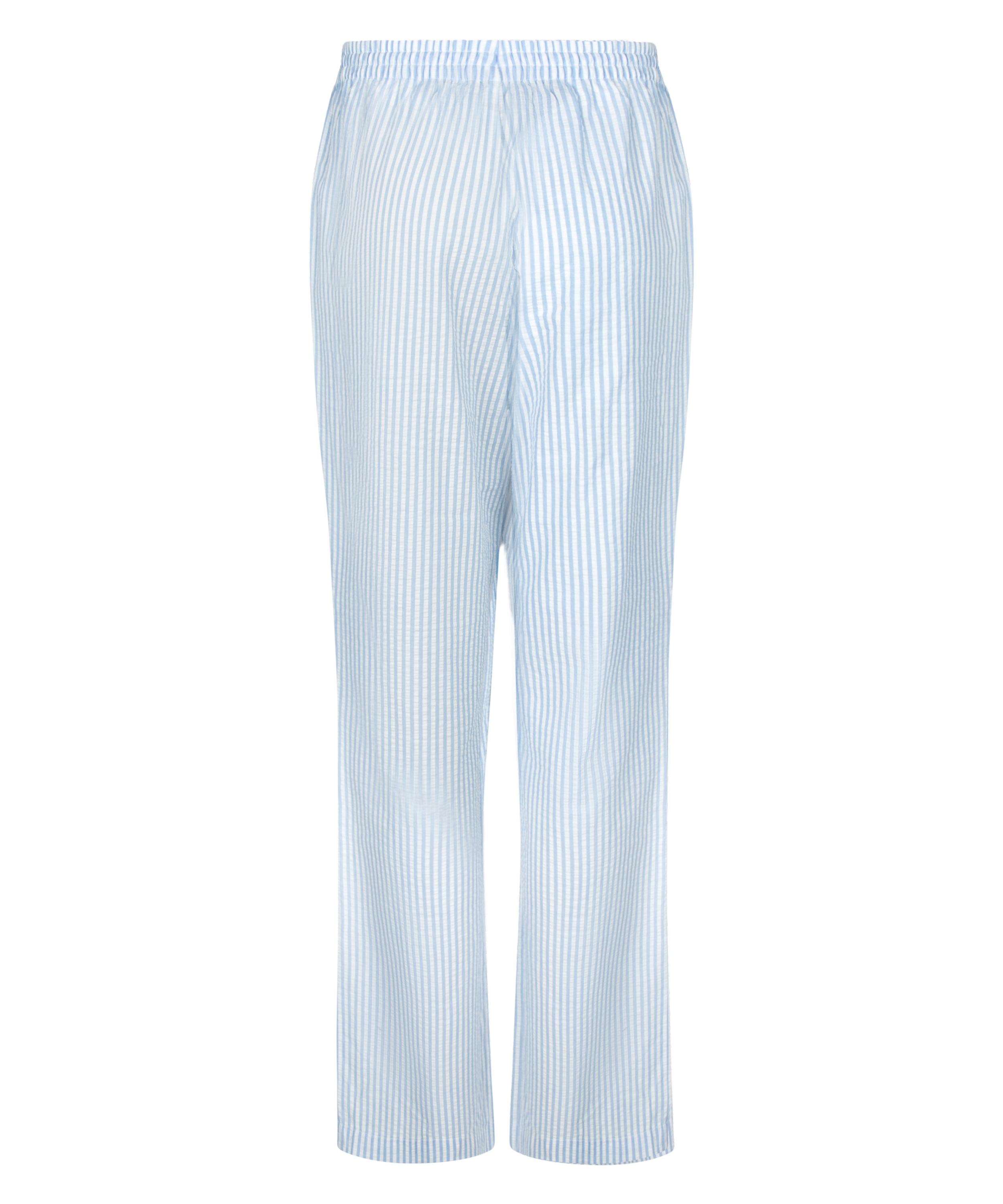 Pyjamahose Baumwolle, Blau, main