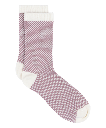 Chaussettes courtes en modal, Violet