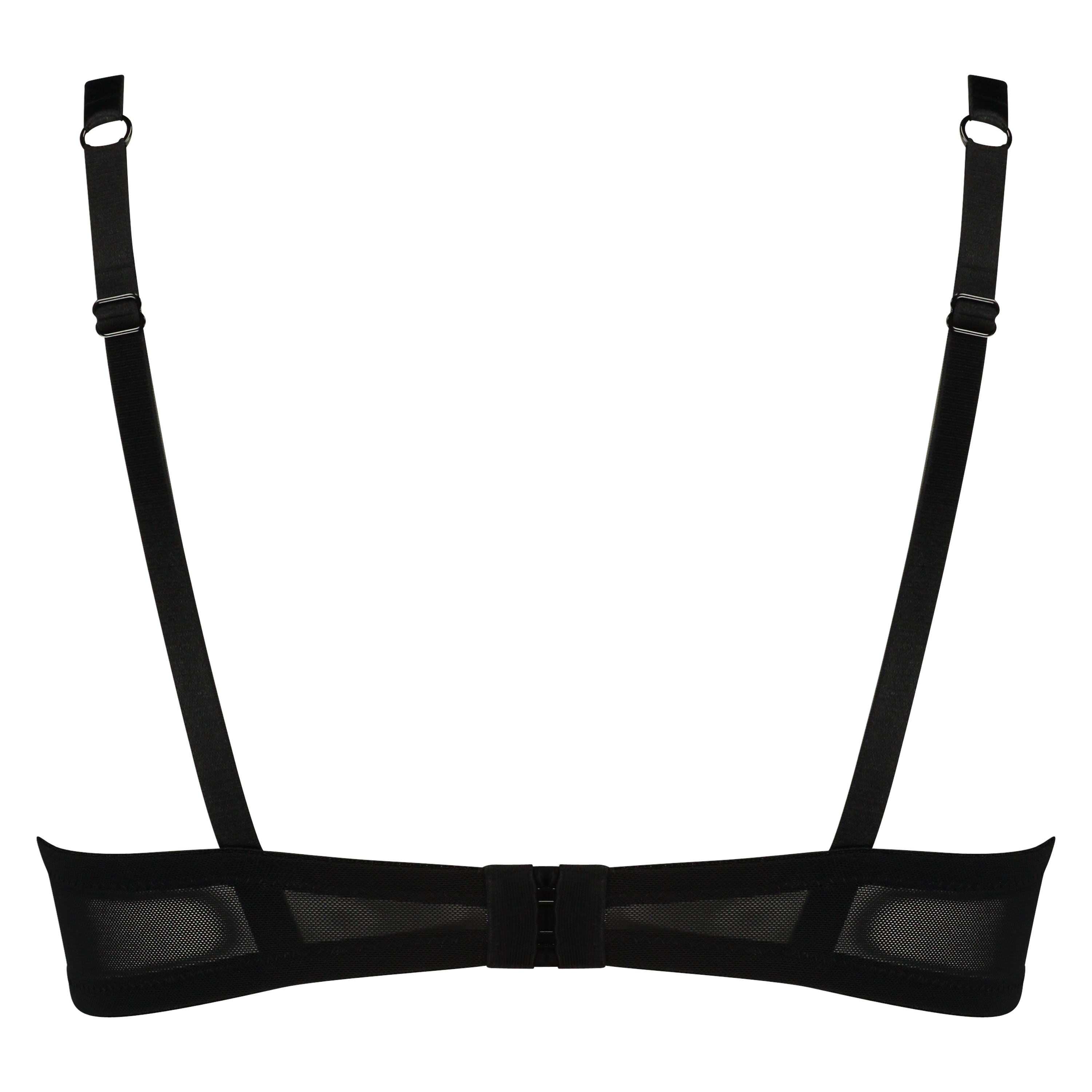 Non-padded underwired bra Elle, Noir, main