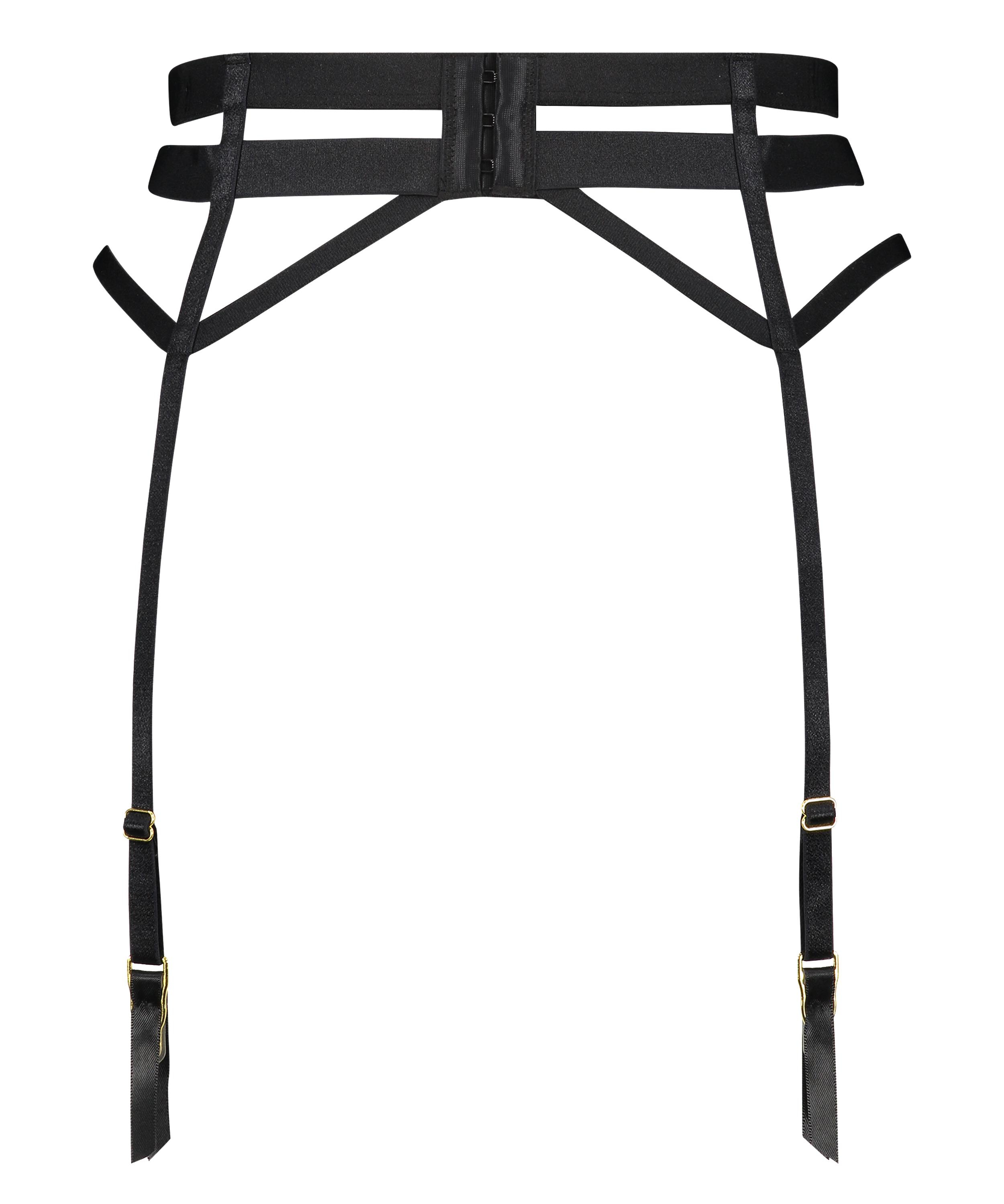 Private Porte-jarretelles Sting, Noir, main