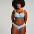 Bikini Slip Rio Scallop, Blau