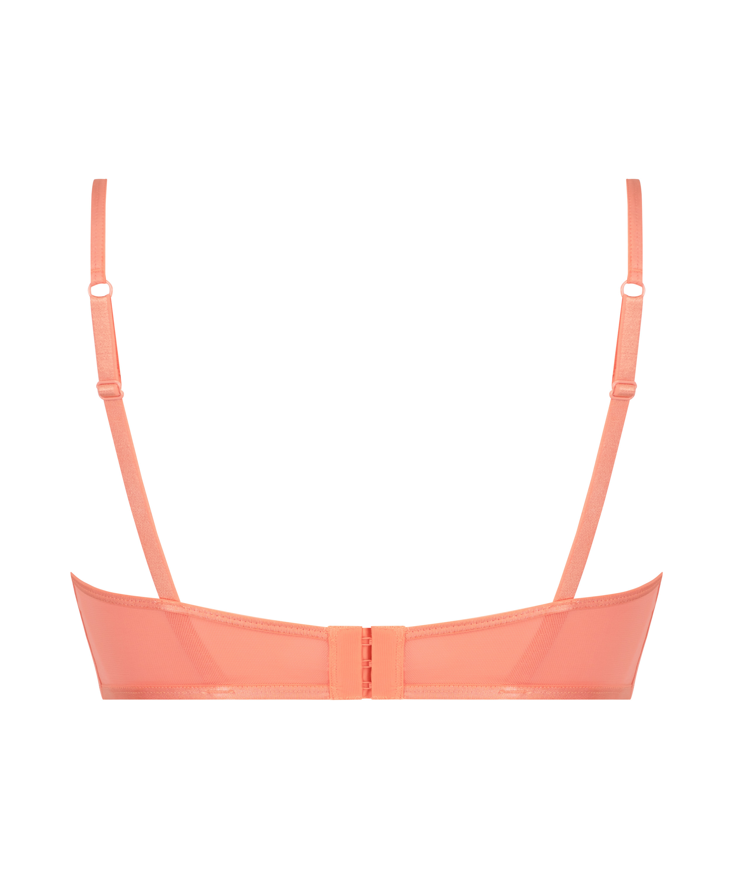 Longline Bralette Sexy Mesh, Orange, main