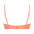 Longline Bralette Sexy Mesh, Orange