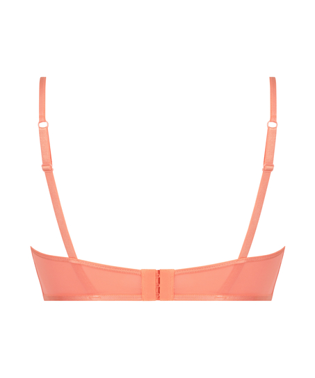 Longline Bralette Sexy Mesh, Orange