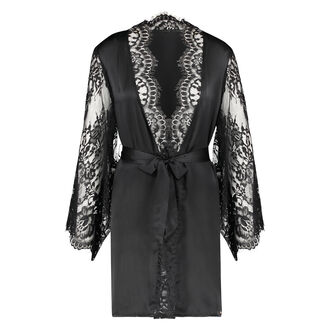 Kimono Seide, Schwarz
