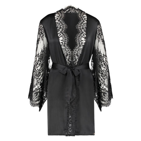 Kimono Seide, Schwarz