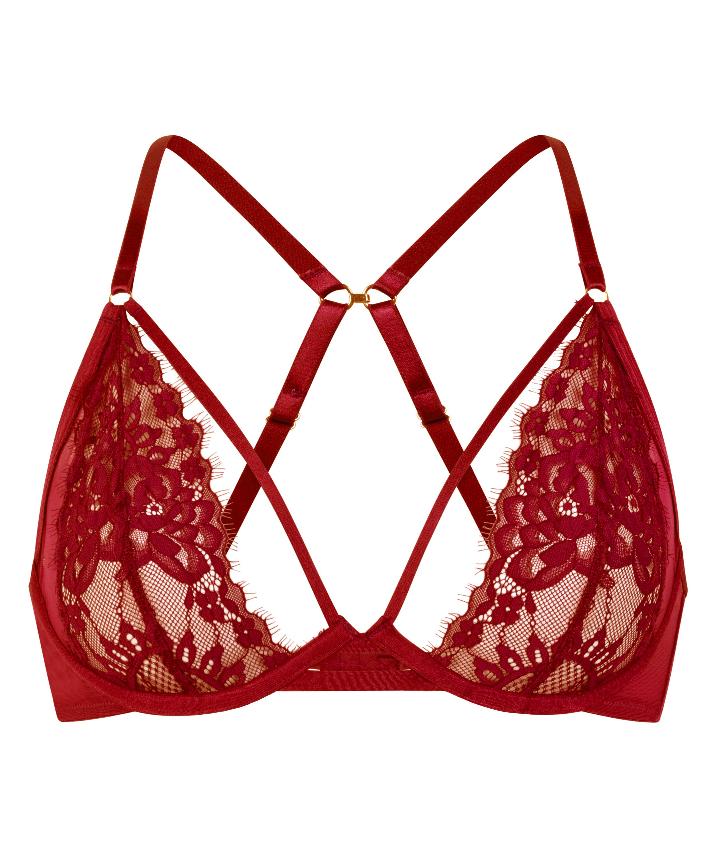 Soutien-gorge à armatures non-préformé Cinnamon, Rouge, main