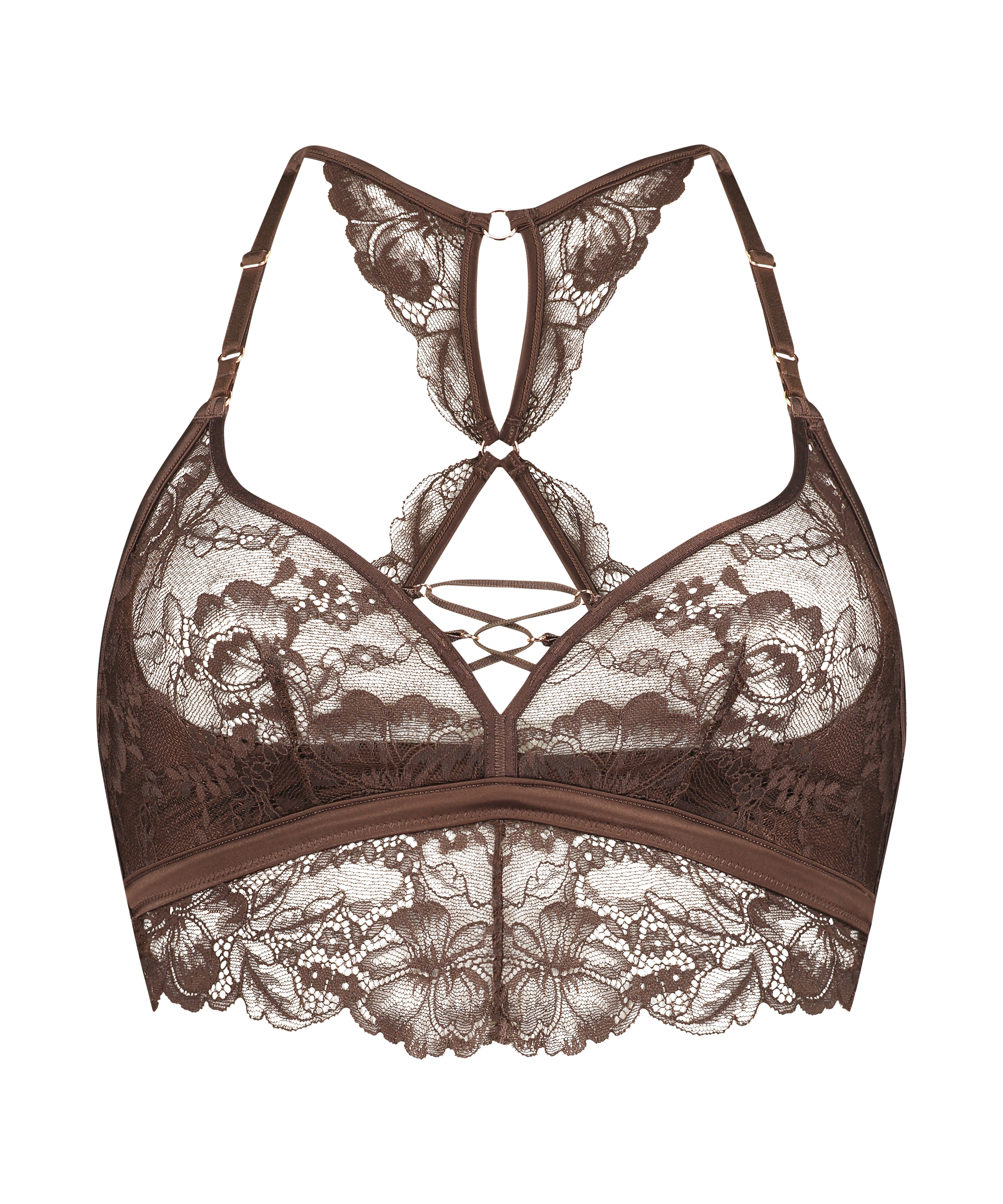 Bralette Patrice, Braun, main