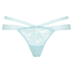 String Strappy Low, Bleu